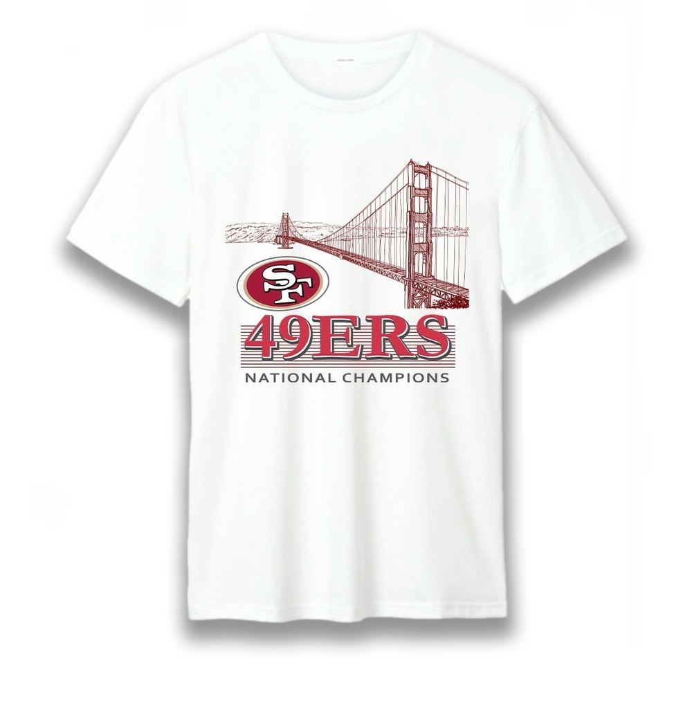 San Francisco 49ers T-Shirt National Champions Golden Bridgelook